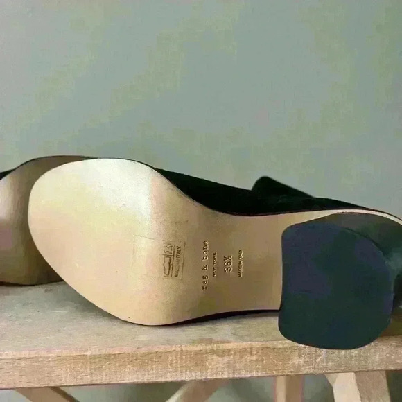 Rag & Bone Suede Blyth Boots Size 36 and a half with studs - Picture 7 of 9